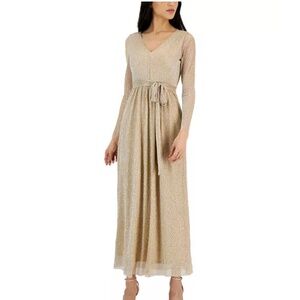 Anne Klein Gold Shimmer Dress